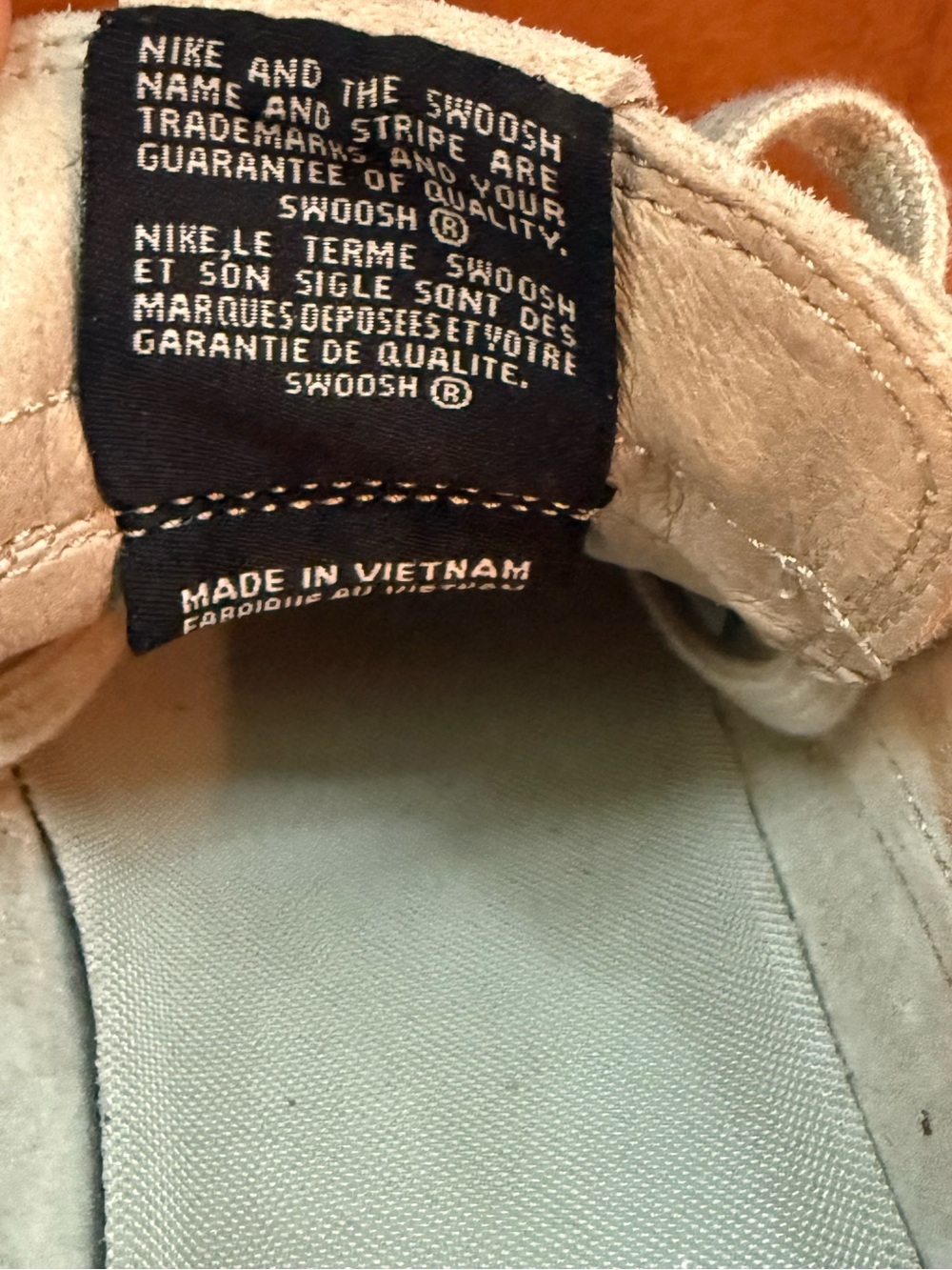 Nike Air Force 1 ’07 SE Suede Women’s Size 7.5 Beige Low Top Sneakers - Picture 8 of 10